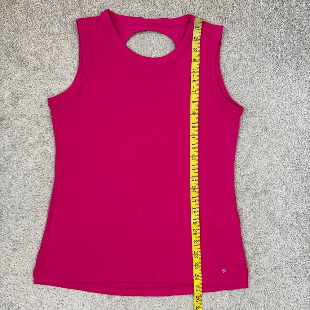 Kate‎ Spade Keyhole Bow Back Tank Top Hot Pink M